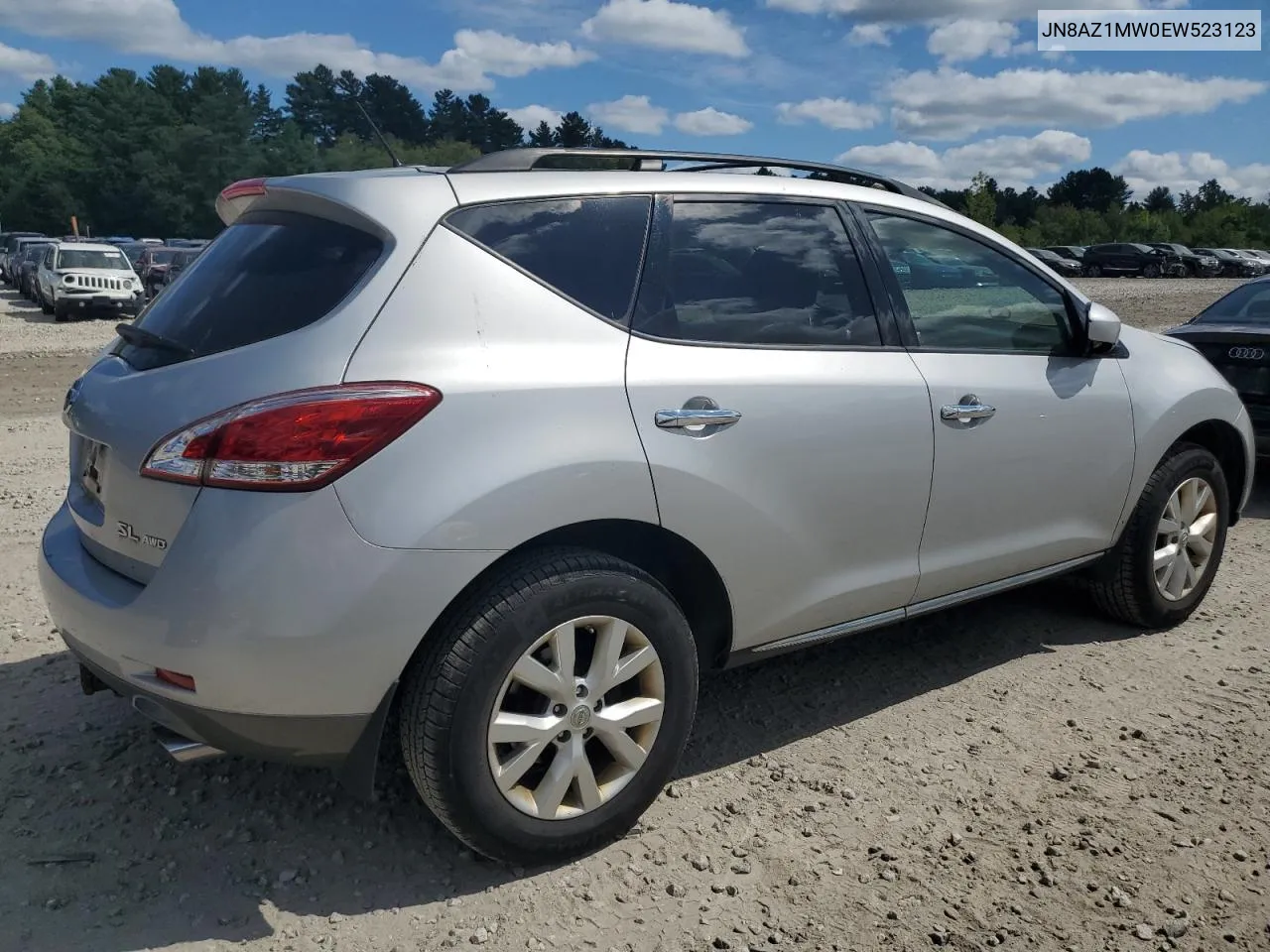 2014 Nissan Murano S VIN: JN8AZ1MW0EW523123 Lot: 69576064