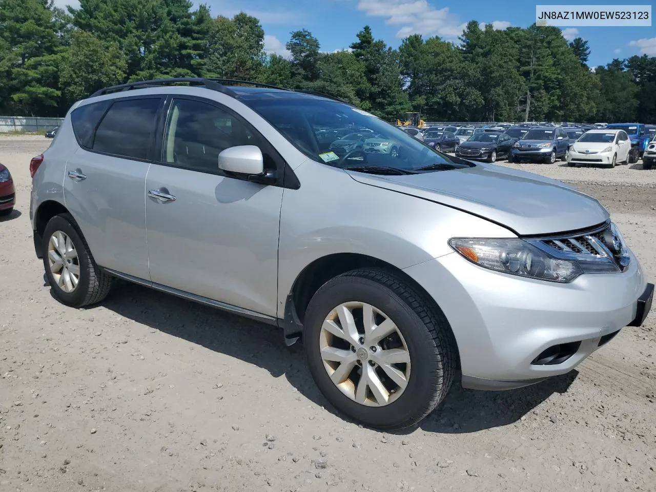 2014 Nissan Murano S VIN: JN8AZ1MW0EW523123 Lot: 69576064