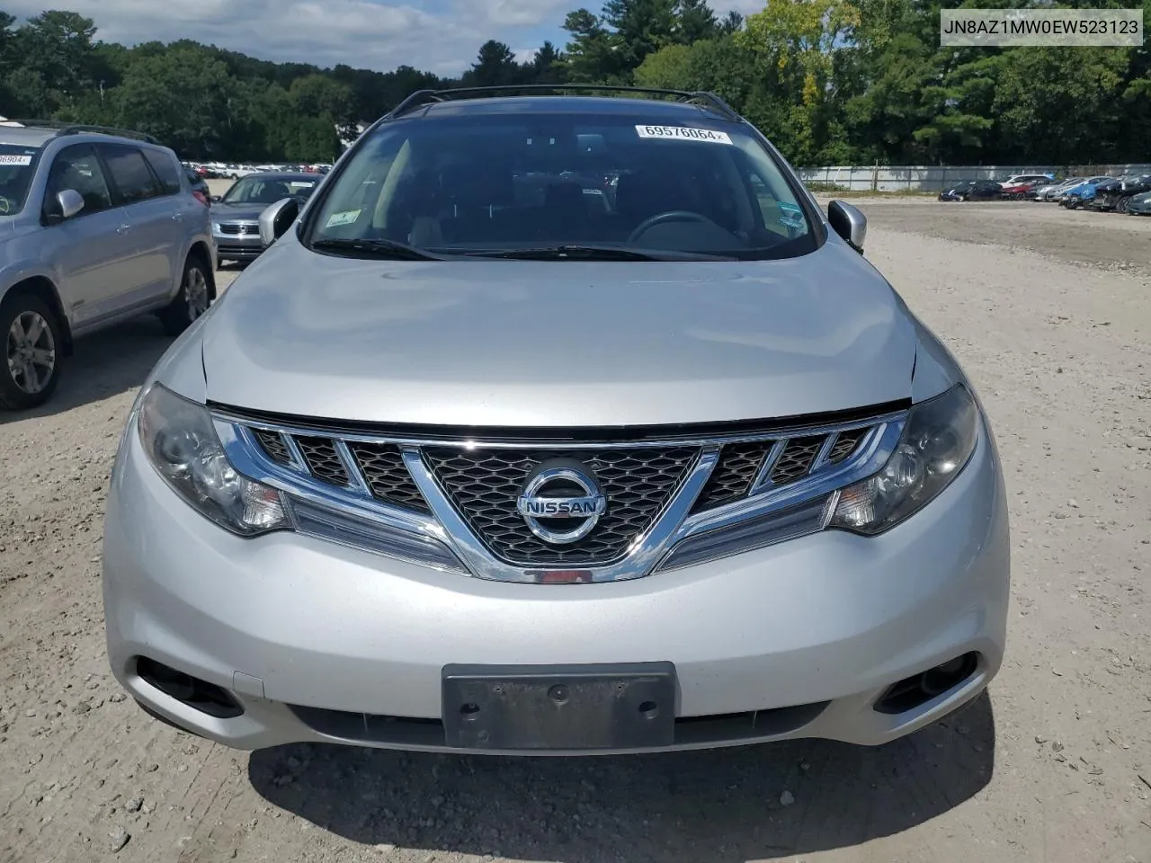 2014 Nissan Murano S VIN: JN8AZ1MW0EW523123 Lot: 69576064