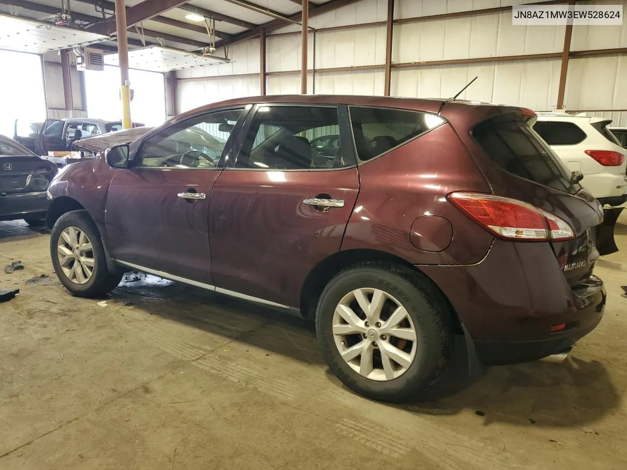 JN8AZ1MW3EW528624 2014 Nissan Murano S