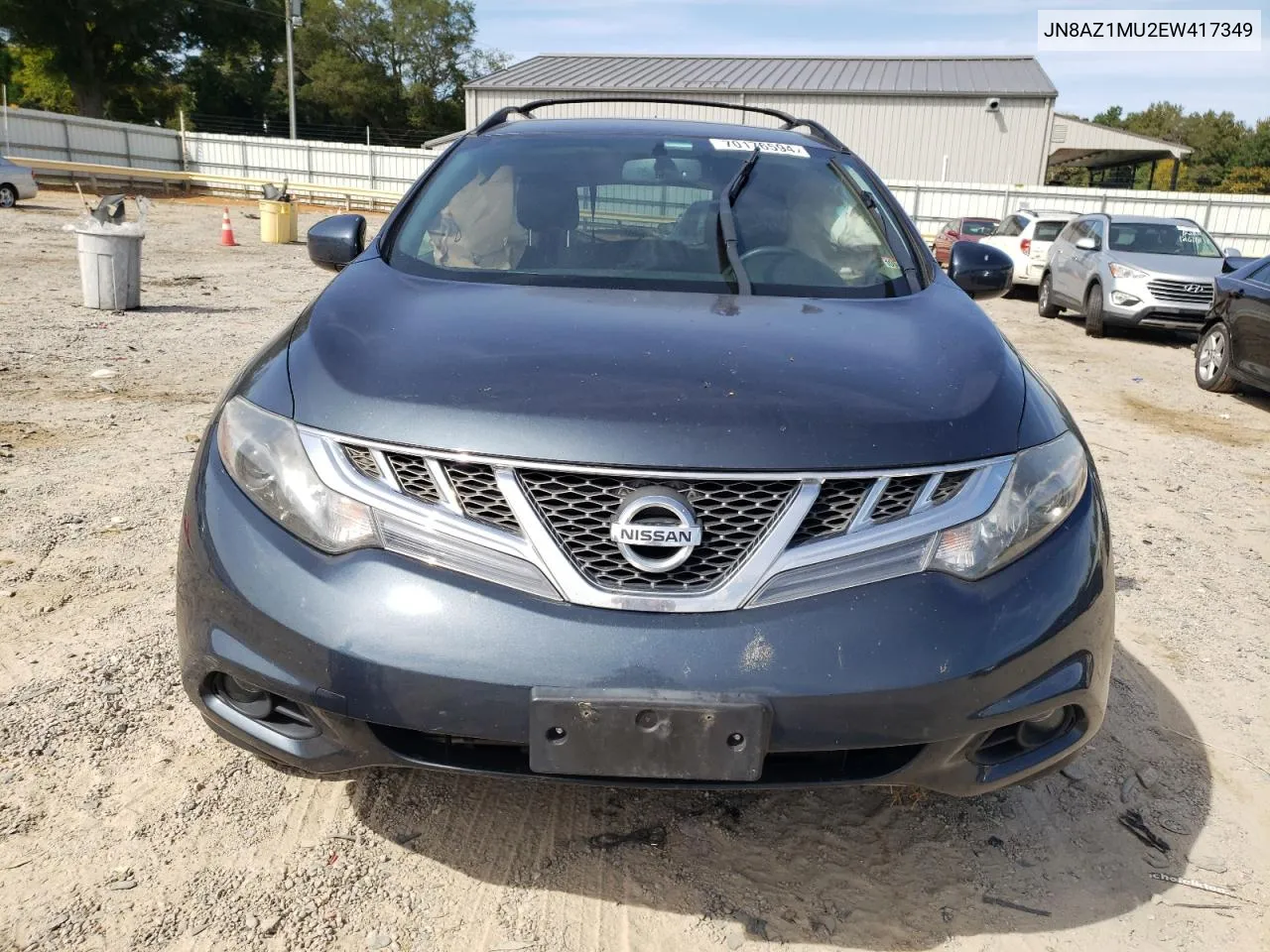 JN8AZ1MU2EW417349 2014 Nissan Murano S