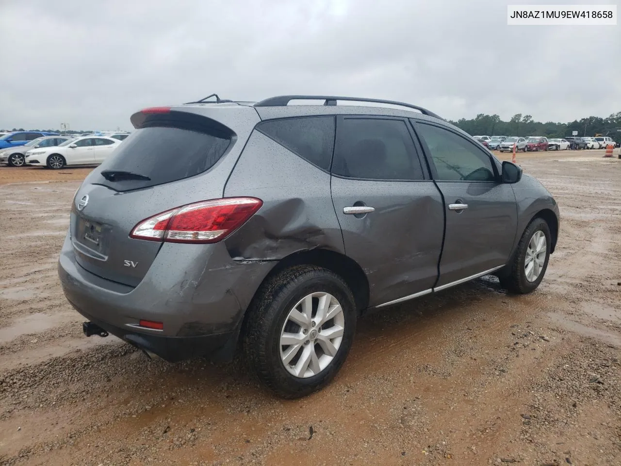 JN8AZ1MU9EW418658 2014 Nissan Murano S