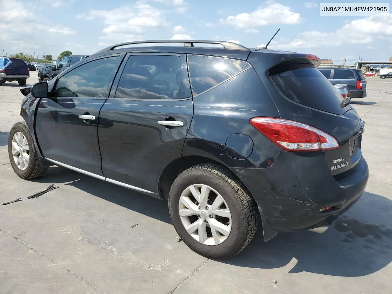 2014 Nissan Murano S VIN: JN8AZ1MU4EW421905 Lot: 70719114