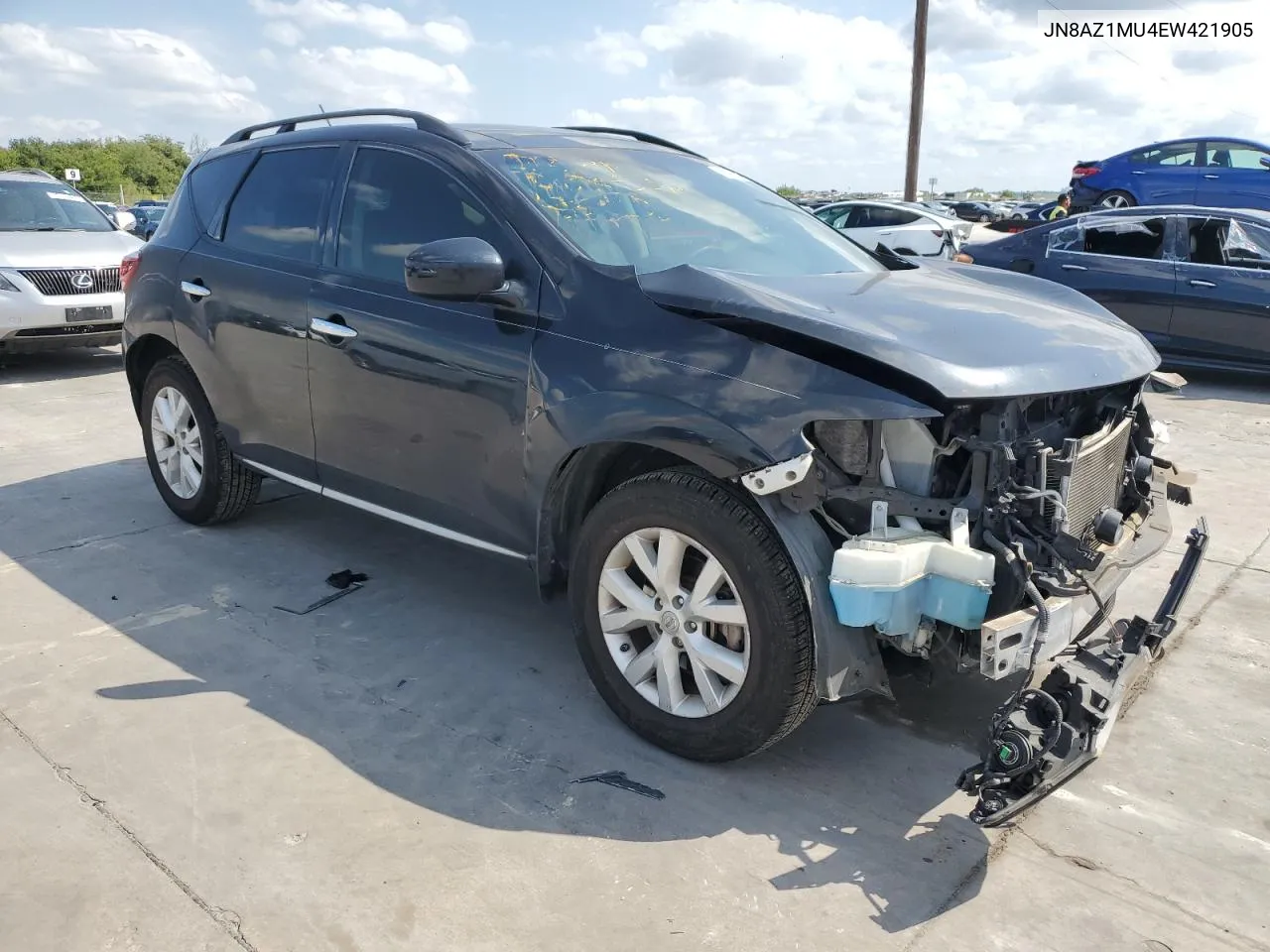 JN8AZ1MU4EW421905 2014 Nissan Murano S