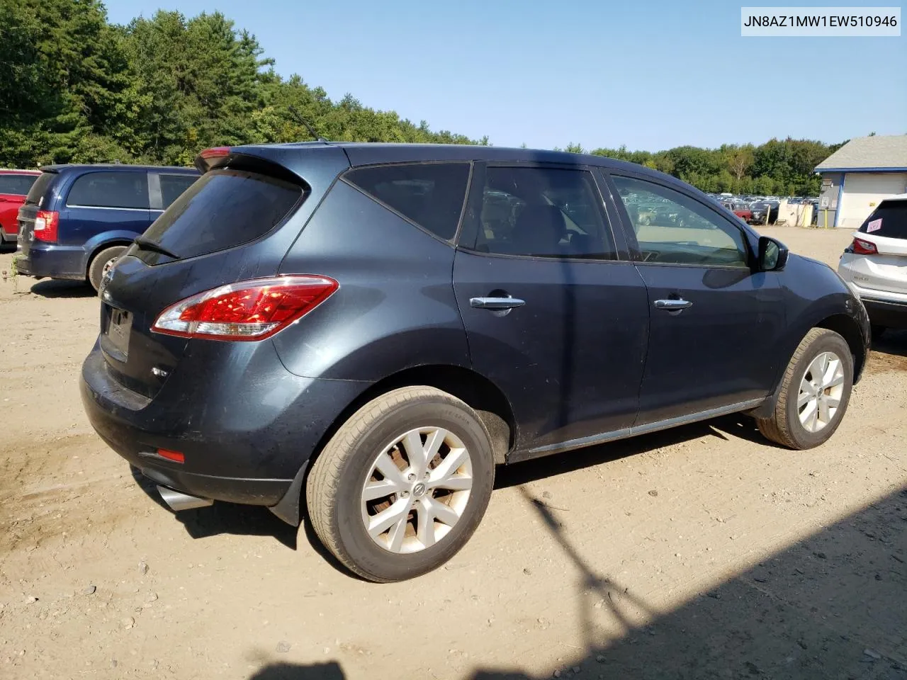 2014 Nissan Murano S VIN: JN8AZ1MW1EW510946 Lot: 71126124