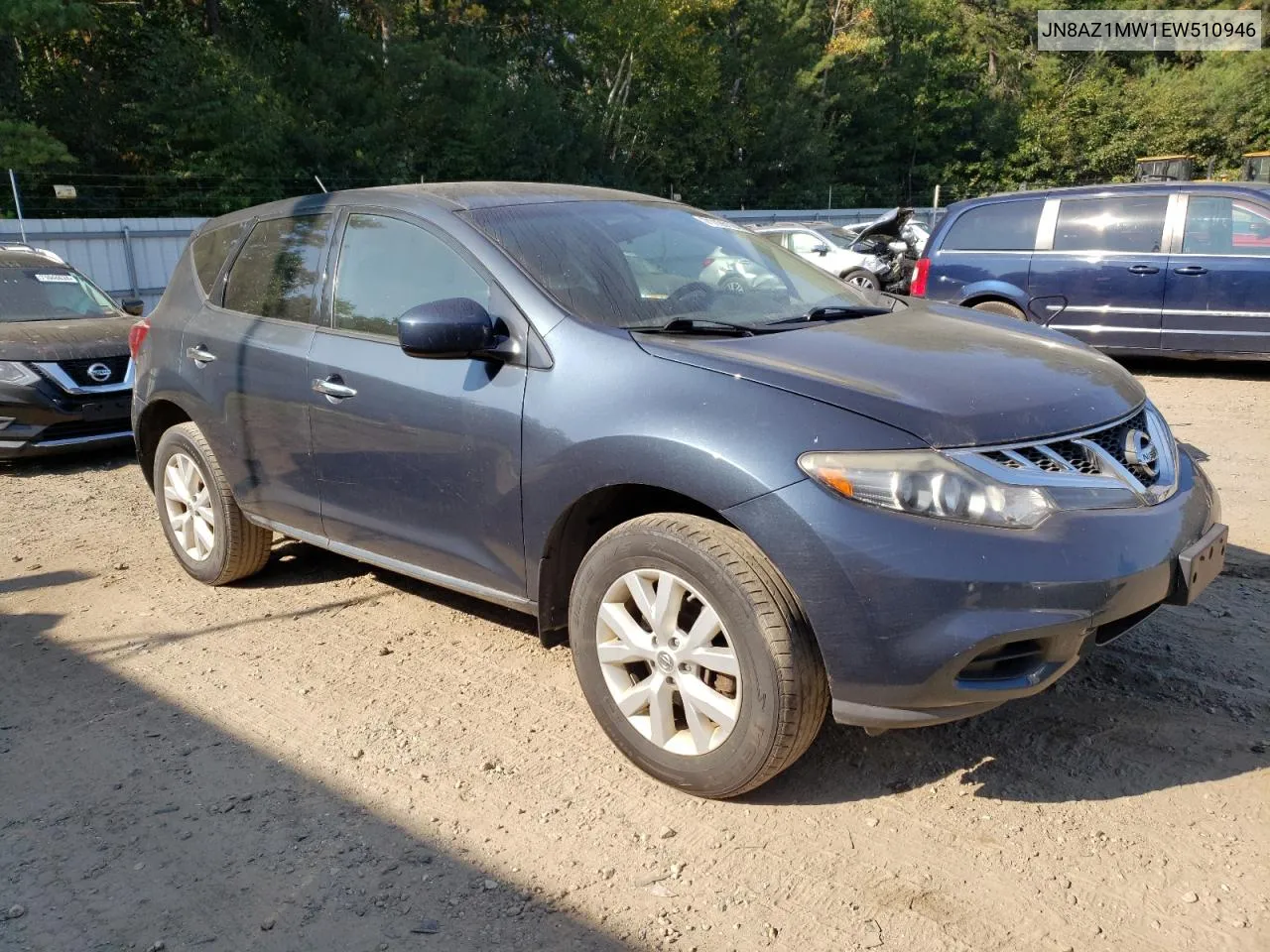 2014 Nissan Murano S VIN: JN8AZ1MW1EW510946 Lot: 71126124