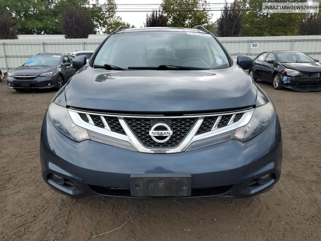 2014 Nissan Murano S VIN: JN8AZ1MW0EW528869 Lot: 71777844