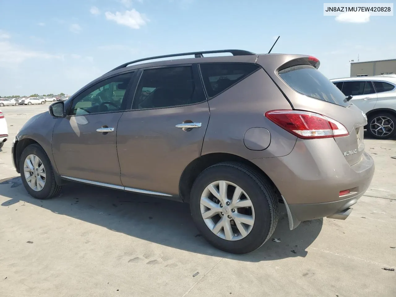 2014 Nissan Murano S VIN: JN8AZ1MU7EW420828 Lot: 72005464