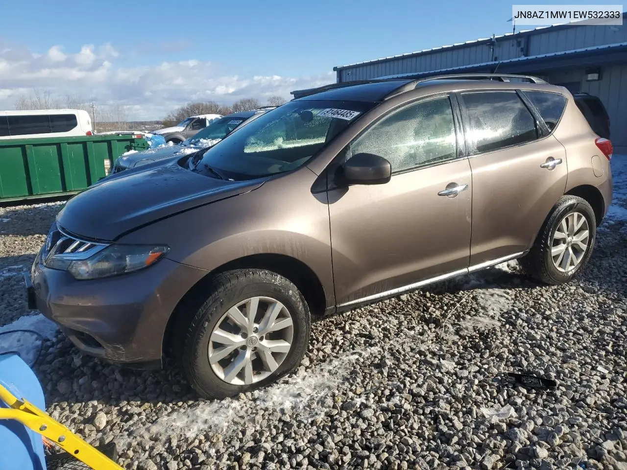 JN8AZ1MW1EW532333 2014 Nissan Murano S