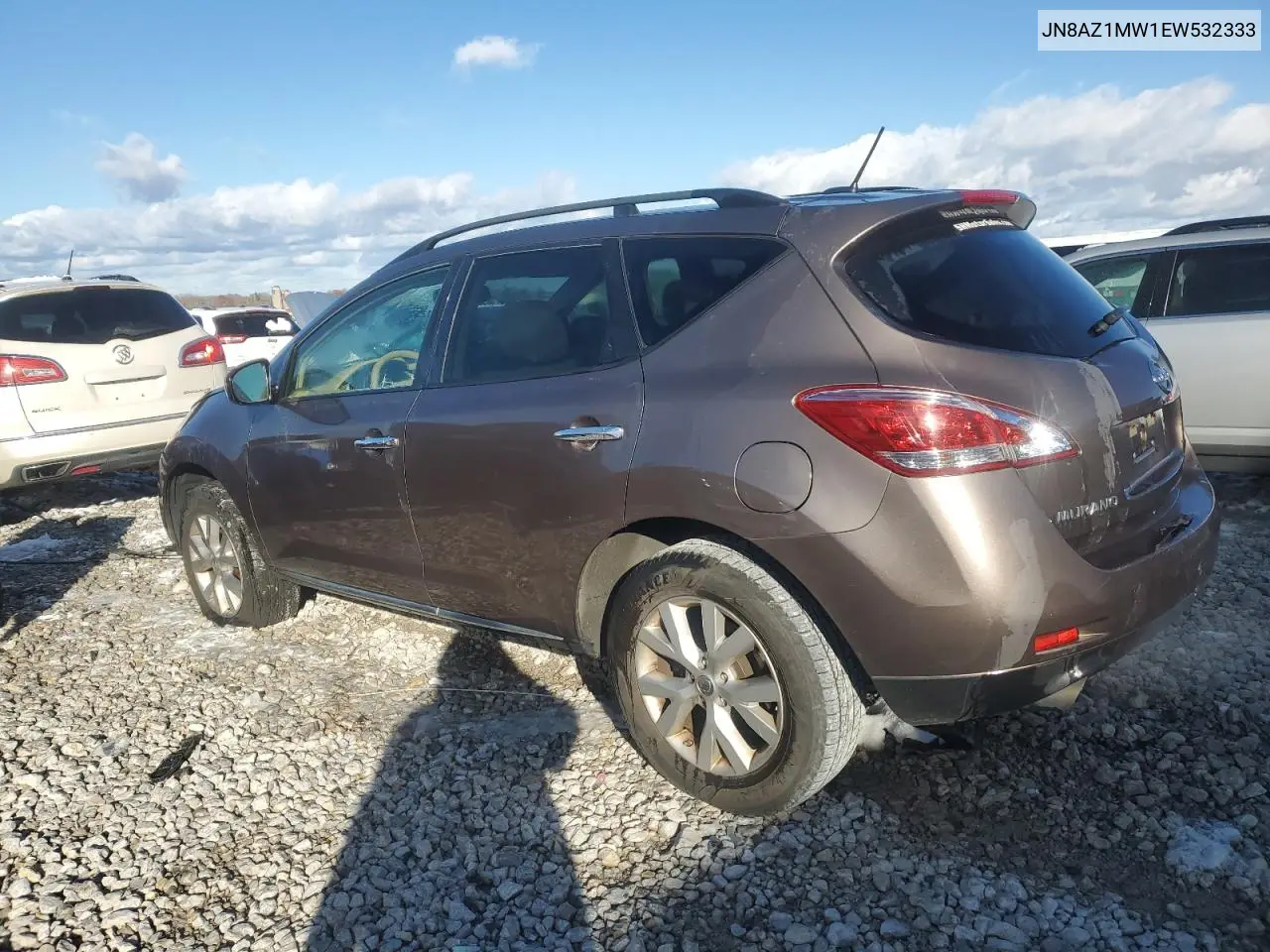JN8AZ1MW1EW532333 2014 Nissan Murano S