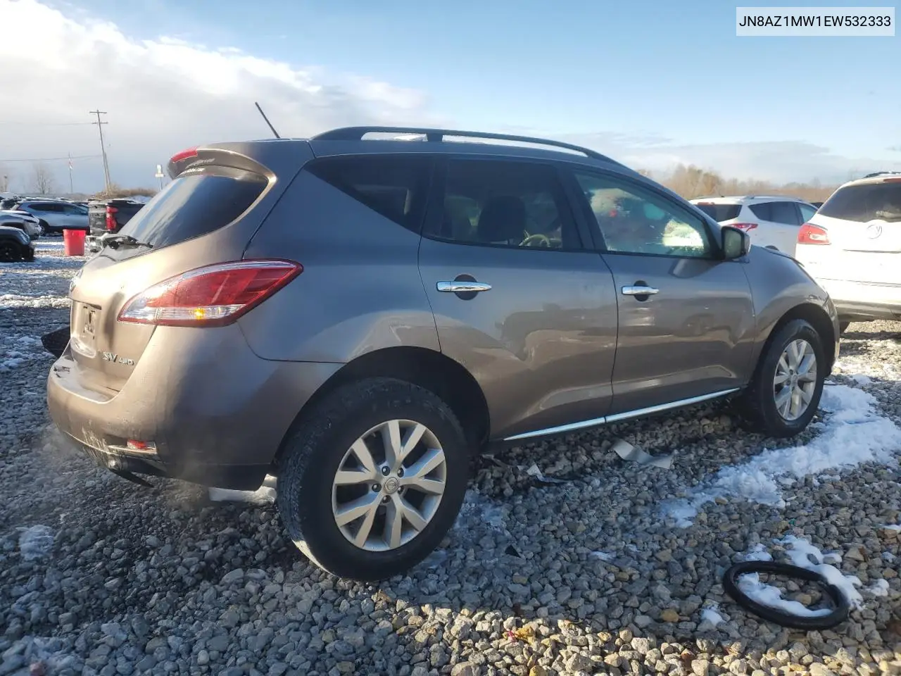 JN8AZ1MW1EW532333 2014 Nissan Murano S