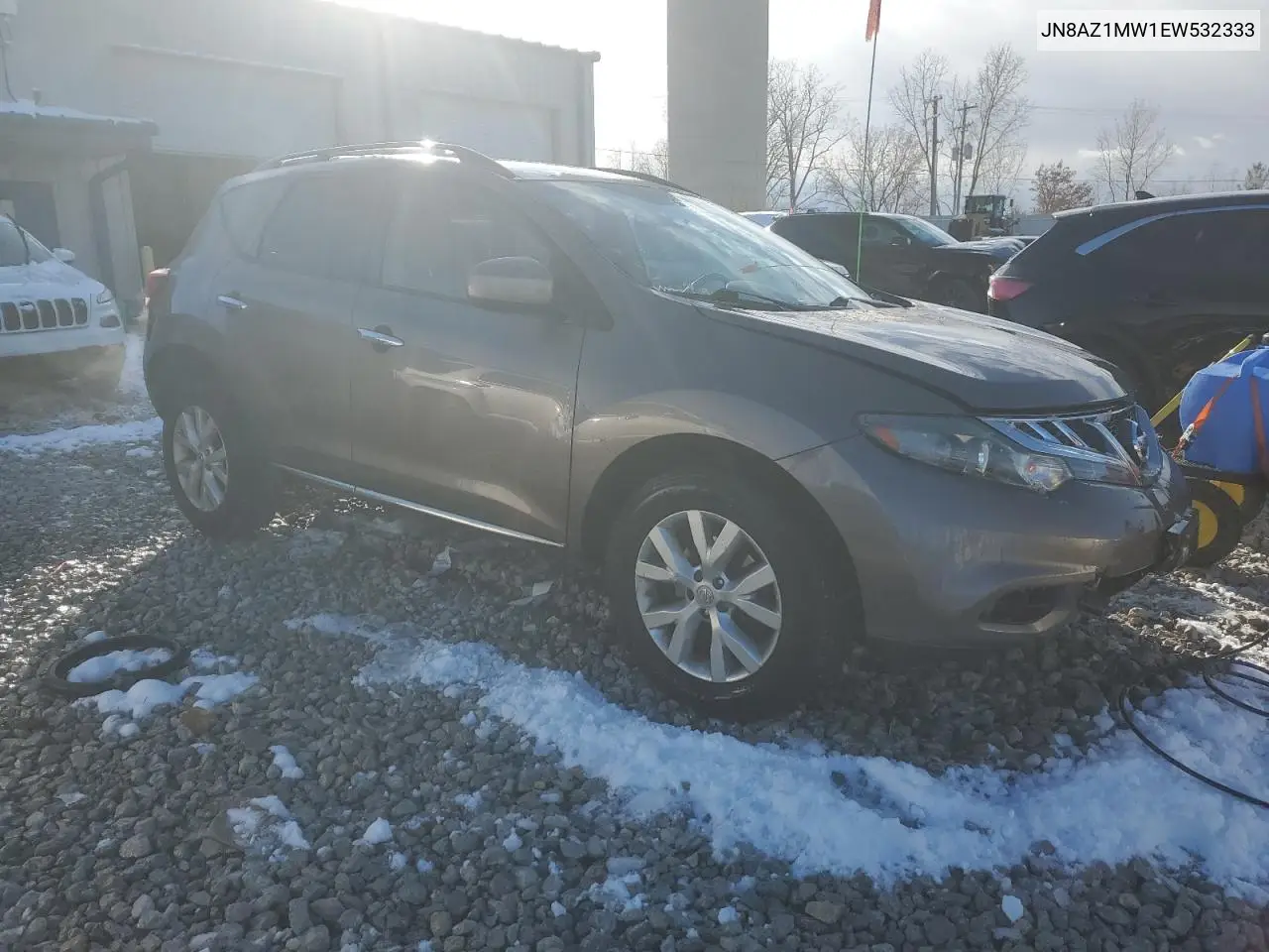 JN8AZ1MW1EW532333 2014 Nissan Murano S