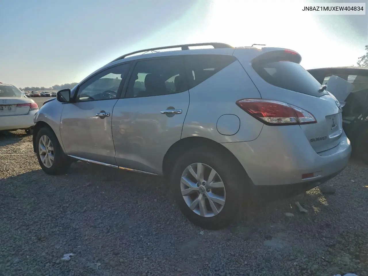 JN8AZ1MUXEW404834 2014 Nissan Murano S