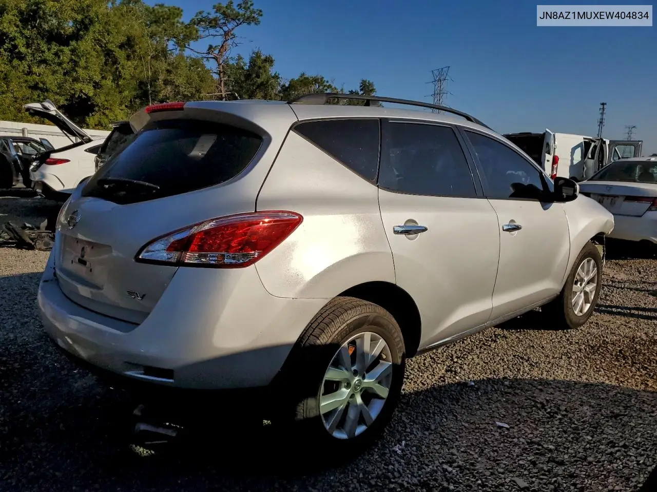 JN8AZ1MUXEW404834 2014 Nissan Murano S