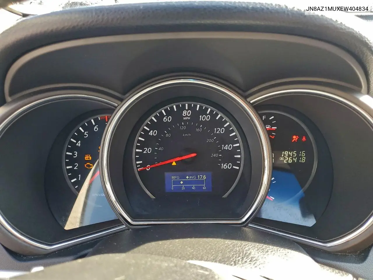 JN8AZ1MUXEW404834 2014 Nissan Murano S