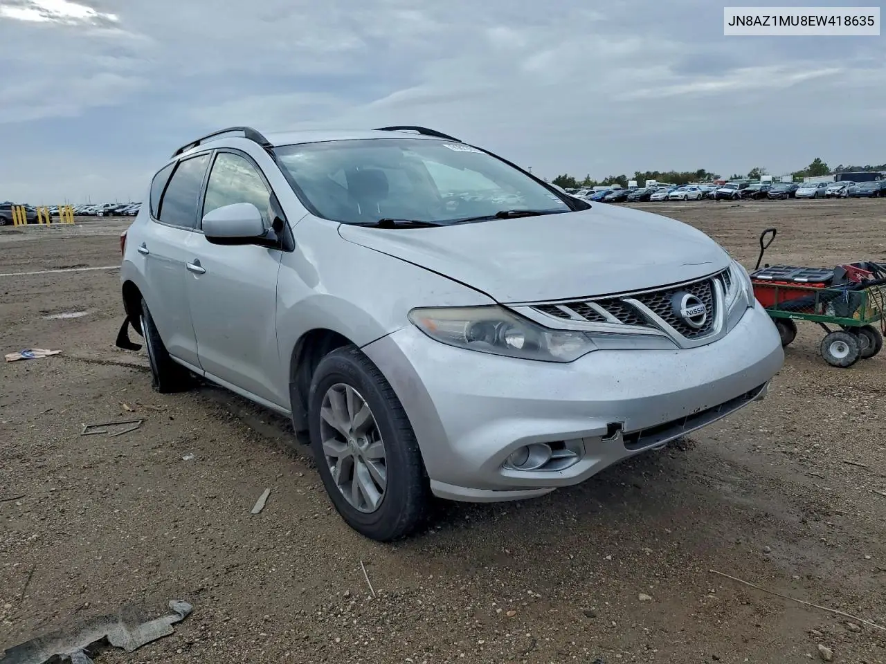 JN8AZ1MU8EW418635 2014 Nissan Murano S