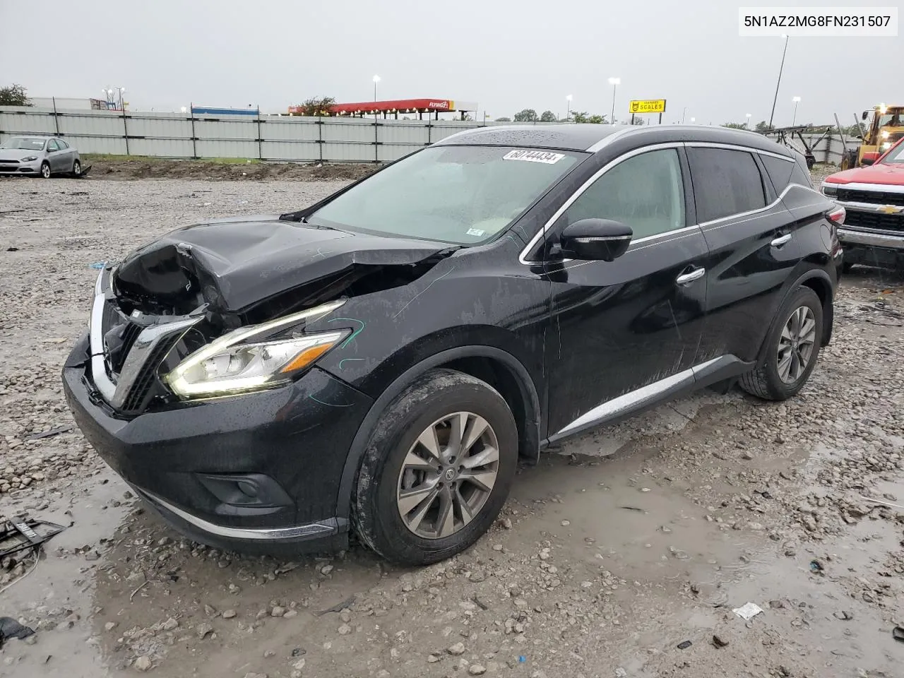 2015 Nissan Murano S VIN: 5N1AZ2MG8FN231507 Lot: 60744434