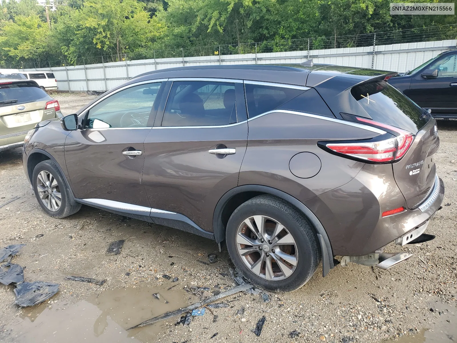 2015 Nissan Murano S VIN: 5N1AZ2MGXFN215566 Lot: 65426404