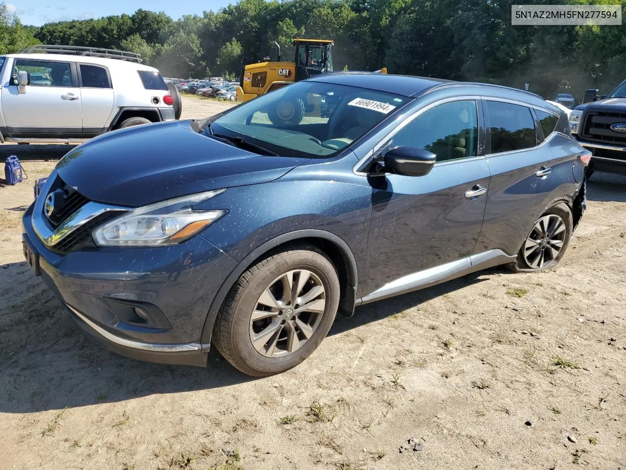 2015 Nissan Murano S VIN: 5N1AZ2MH5FN277594 Lot: 66901994