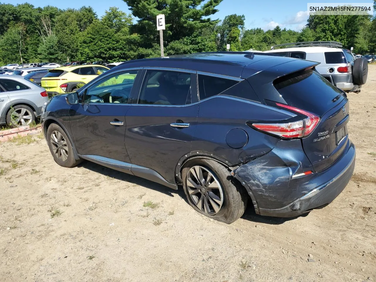 2015 Nissan Murano S VIN: 5N1AZ2MH5FN277594 Lot: 66901994