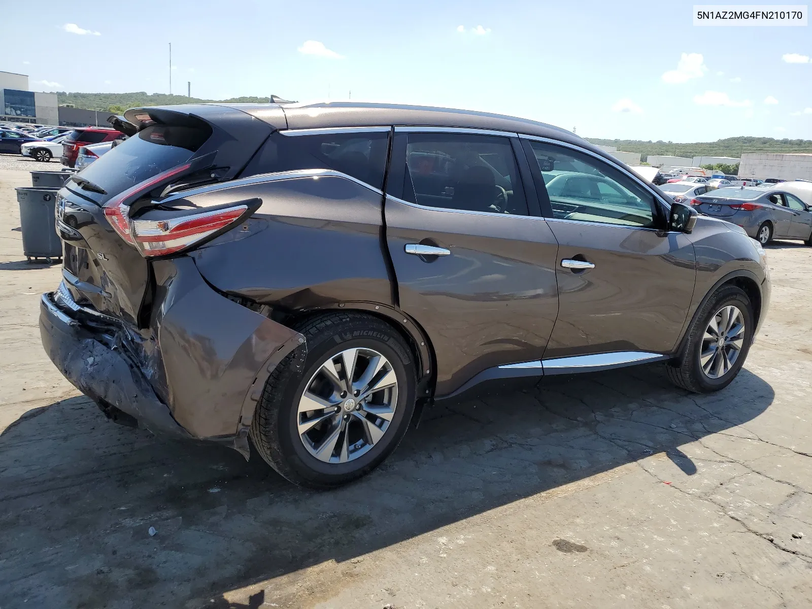 2015 Nissan Murano S VIN: 5N1AZ2MG4FN210170 Lot: 67595474