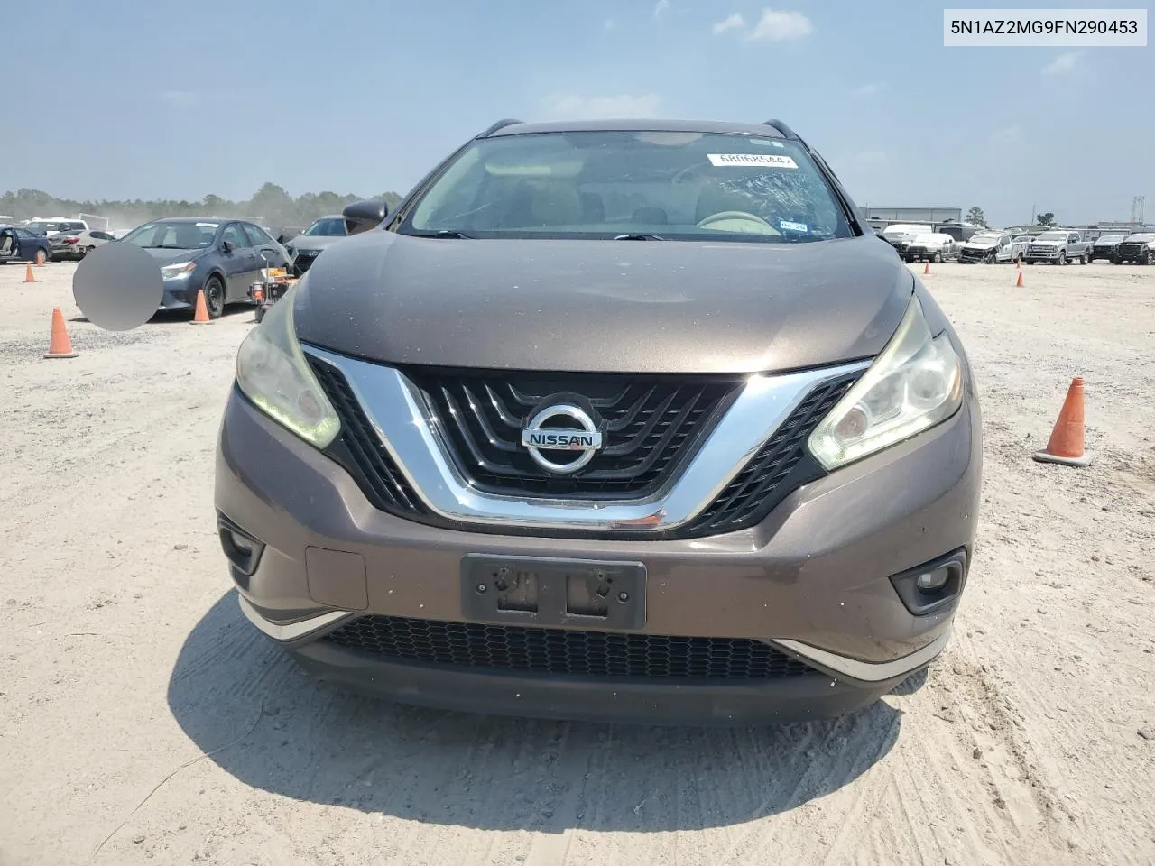 2015 Nissan Murano S VIN: 5N1AZ2MG9FN290453 Lot: 68068544