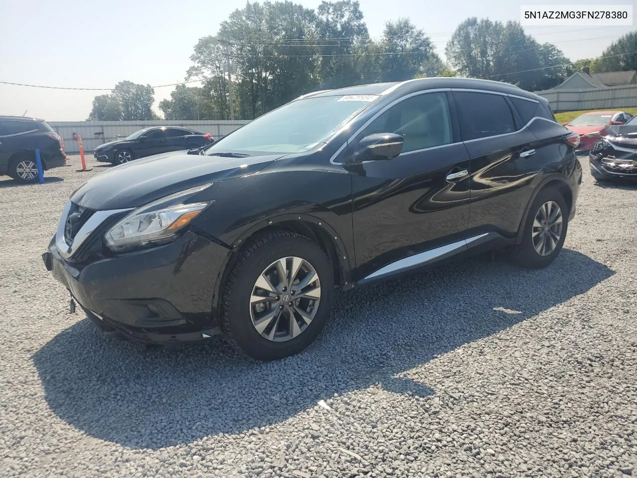 2015 Nissan Murano S VIN: 5N1AZ2MG3FN278380 Lot: 68428934