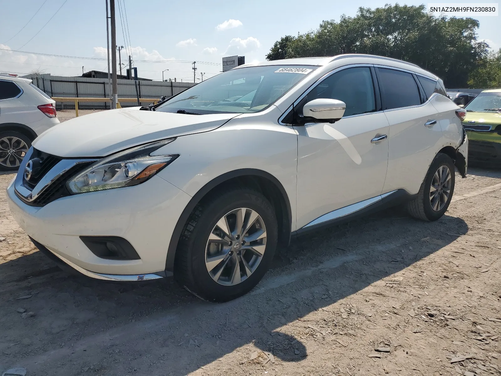 2015 Nissan Murano S VIN: 5N1AZ2MH9FN230830 Lot: 68462804