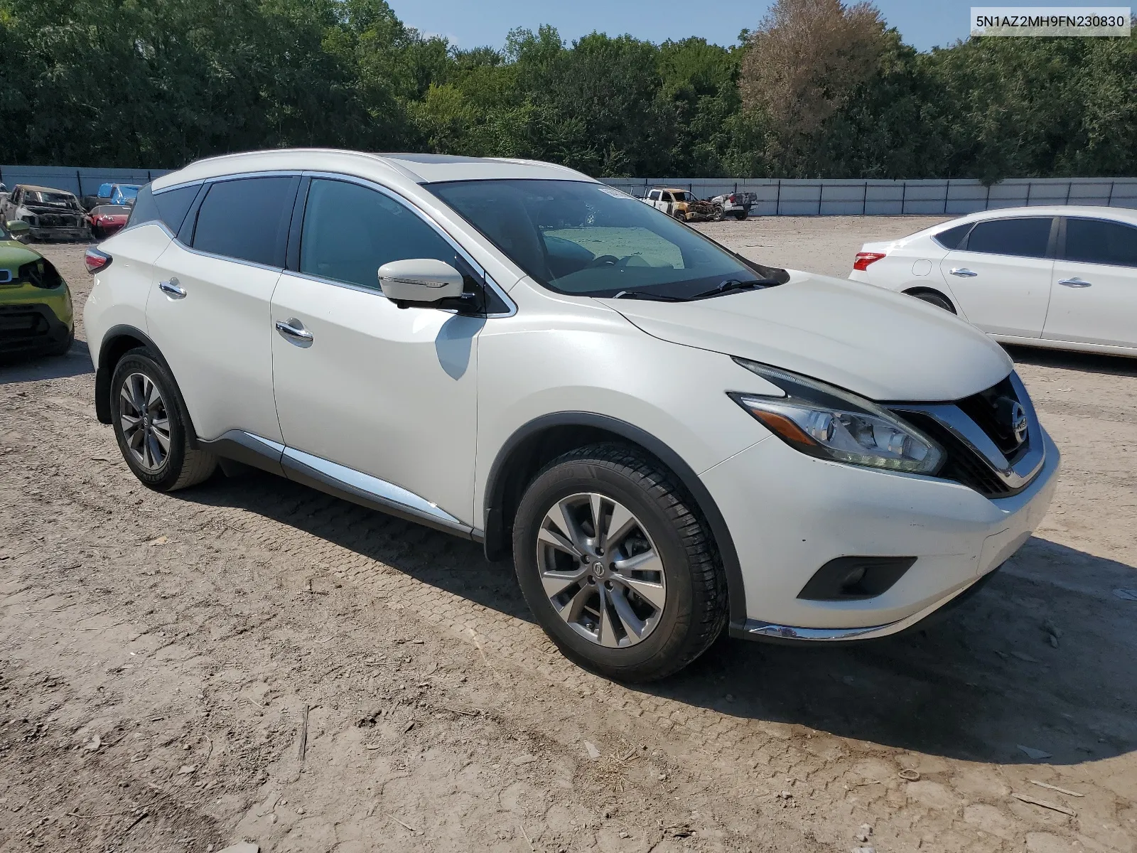 5N1AZ2MH9FN230830 2015 Nissan Murano S