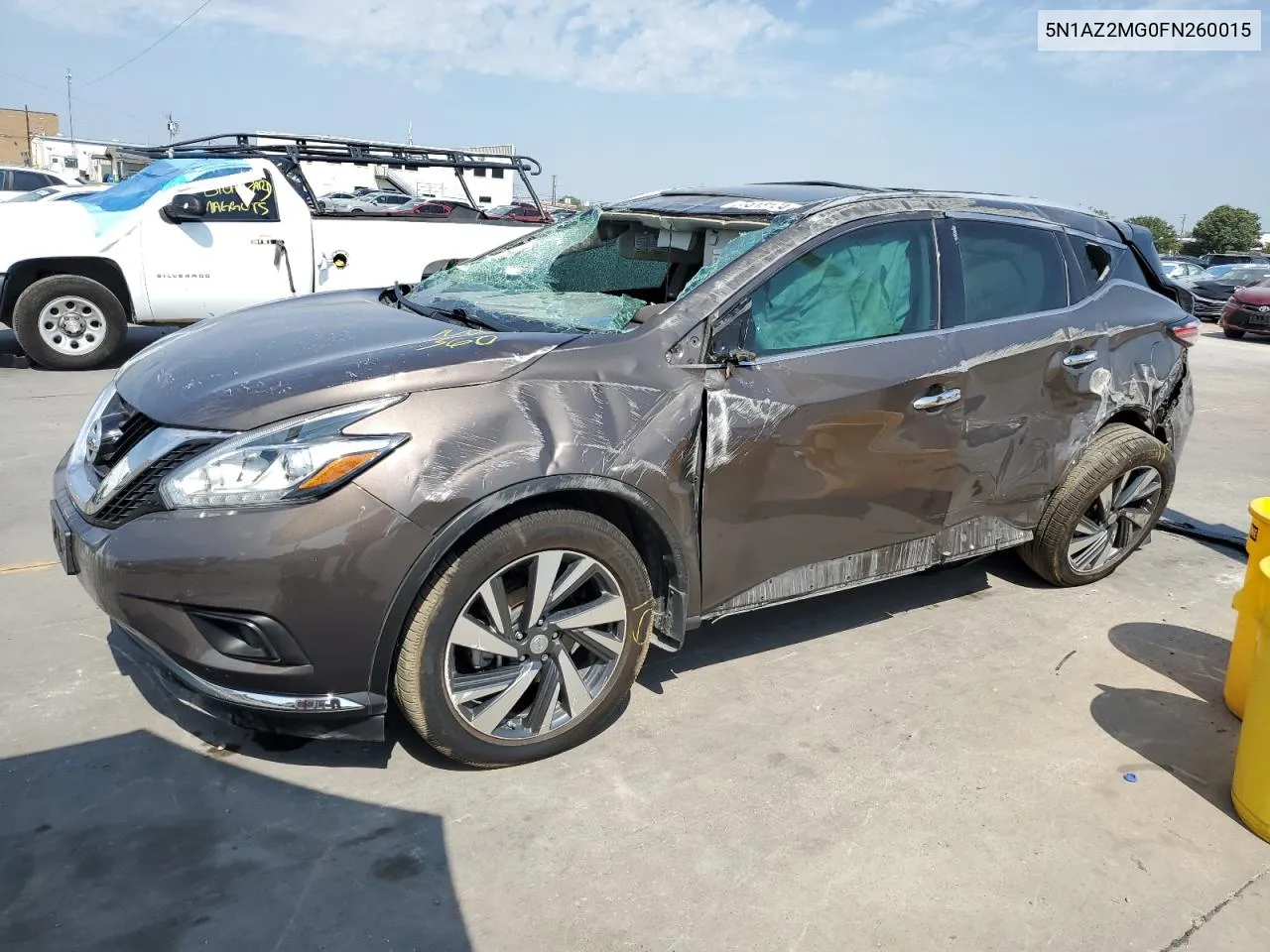 2015 Nissan Murano S VIN: 5N1AZ2MG0FN260015 Lot: 68518124