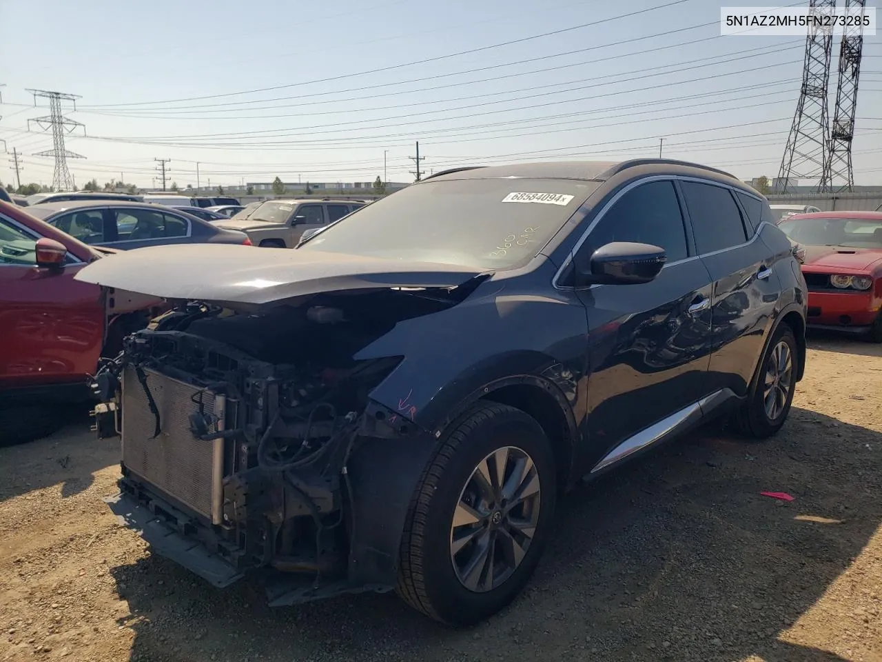 2015 Nissan Murano S VIN: 5N1AZ2MH5FN273285 Lot: 68584094