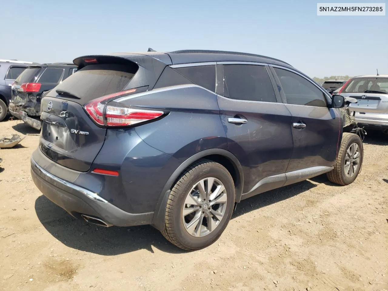 5N1AZ2MH5FN273285 2015 Nissan Murano S