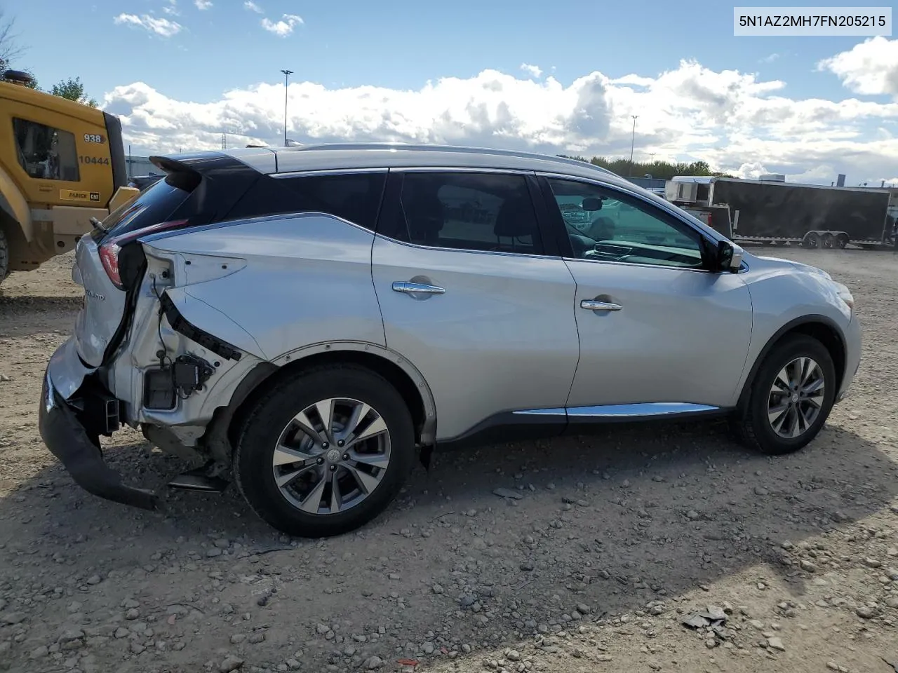 5N1AZ2MH7FN205215 2015 Nissan Murano S