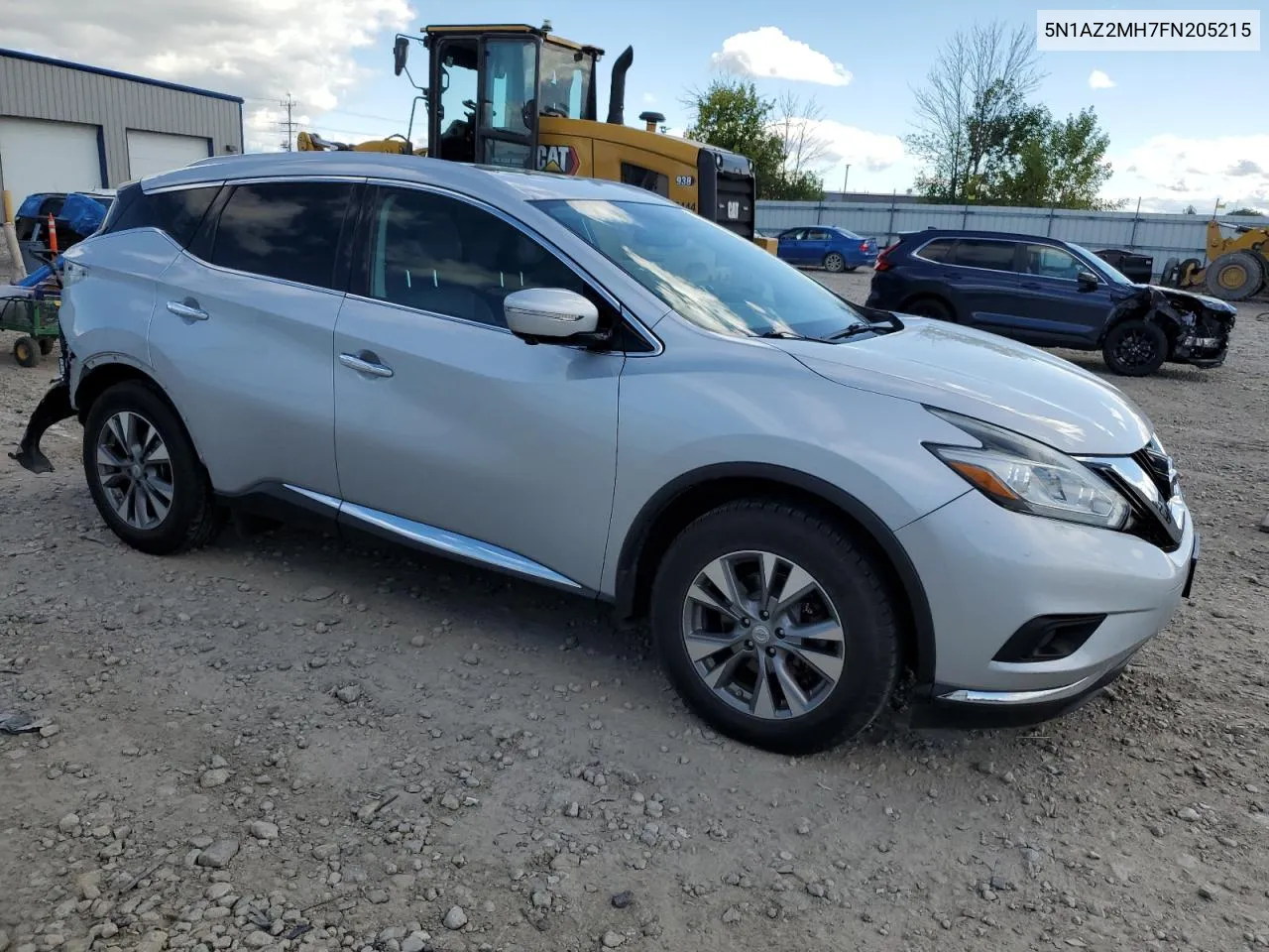 2015 Nissan Murano S VIN: 5N1AZ2MH7FN205215 Lot: 69023934