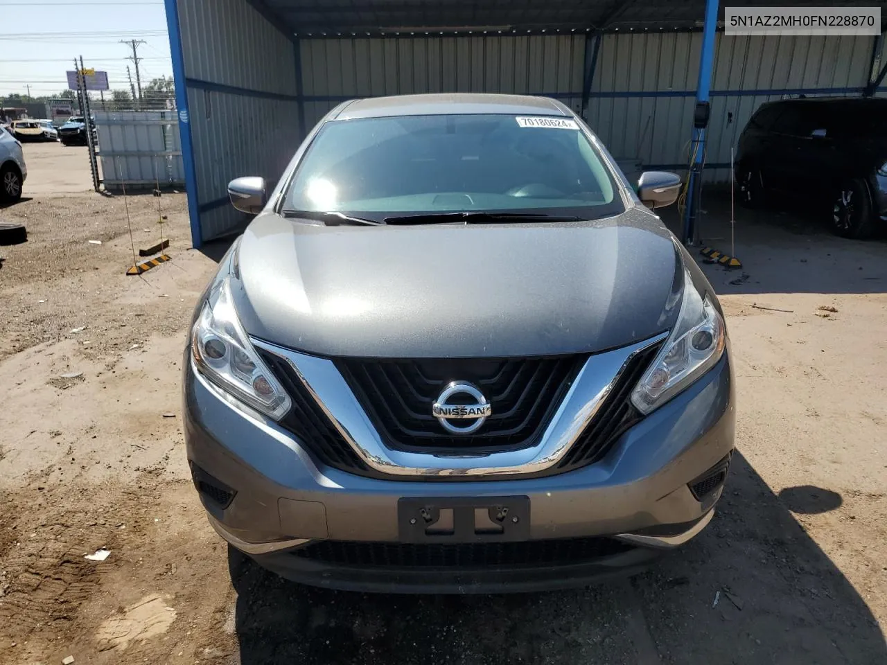 2015 Nissan Murano S VIN: 5N1AZ2MH0FN228870 Lot: 70180624