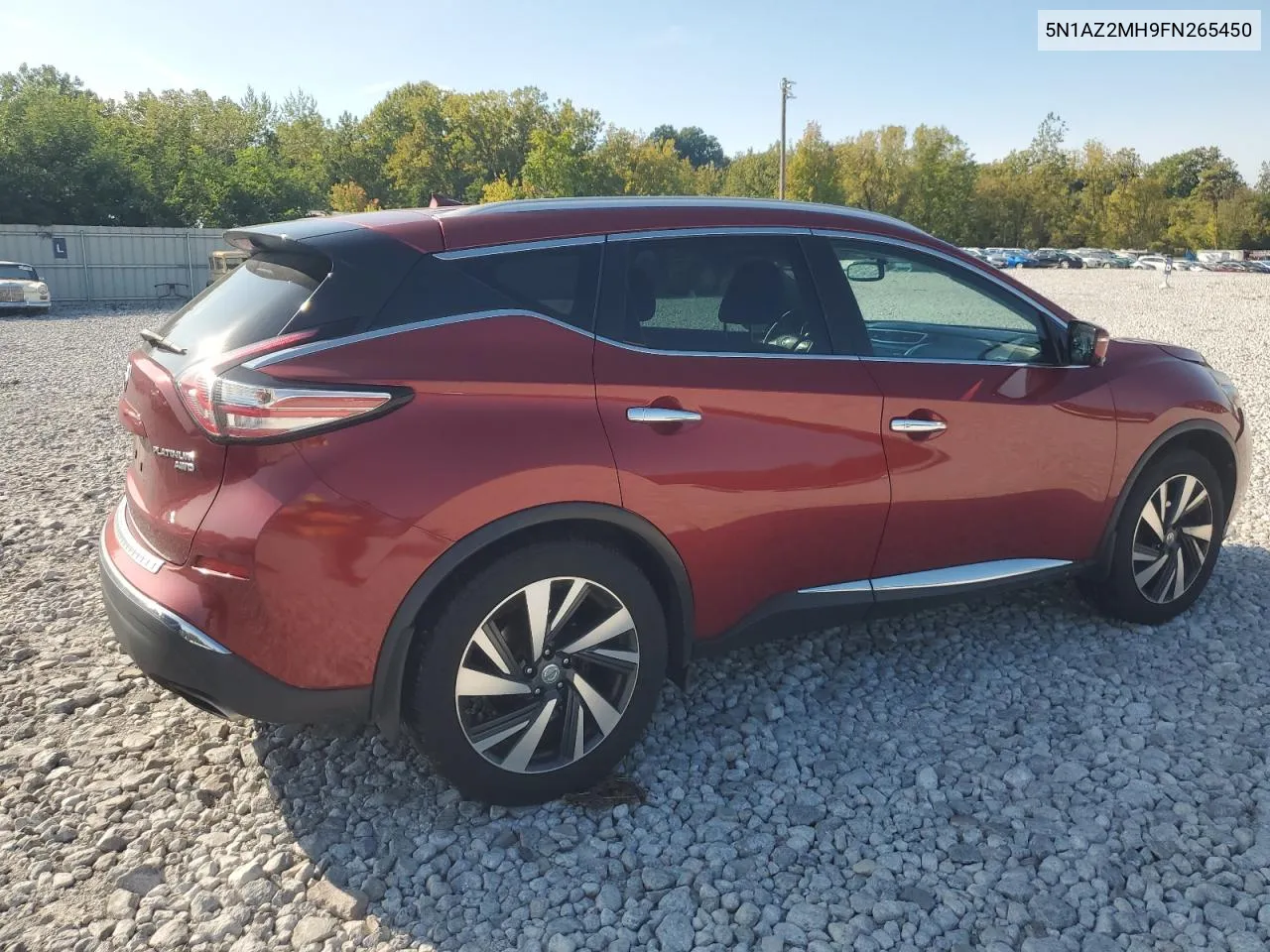 2015 Nissan Murano S VIN: 5N1AZ2MH9FN265450 Lot: 70999194