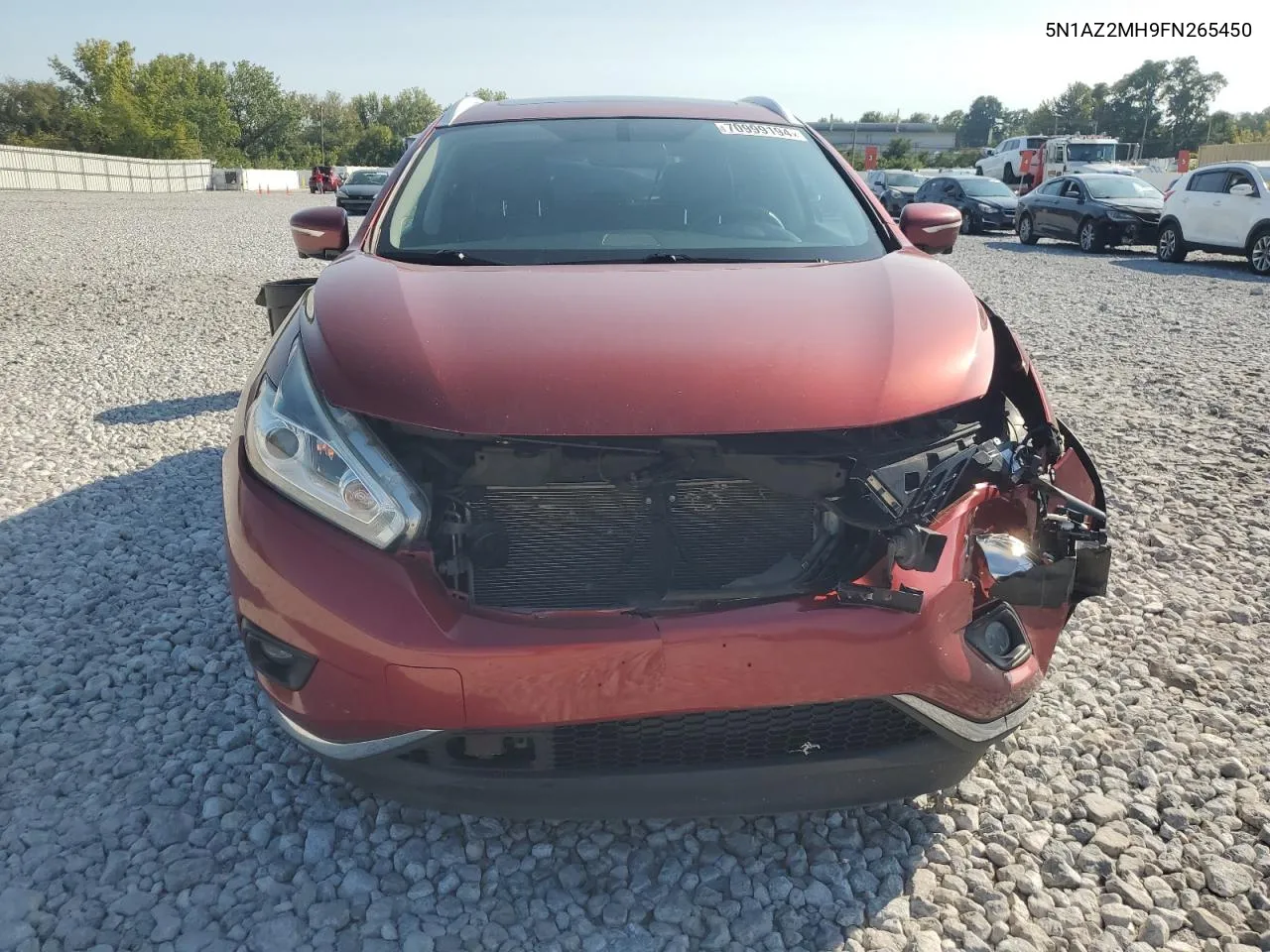 5N1AZ2MH9FN265450 2015 Nissan Murano S