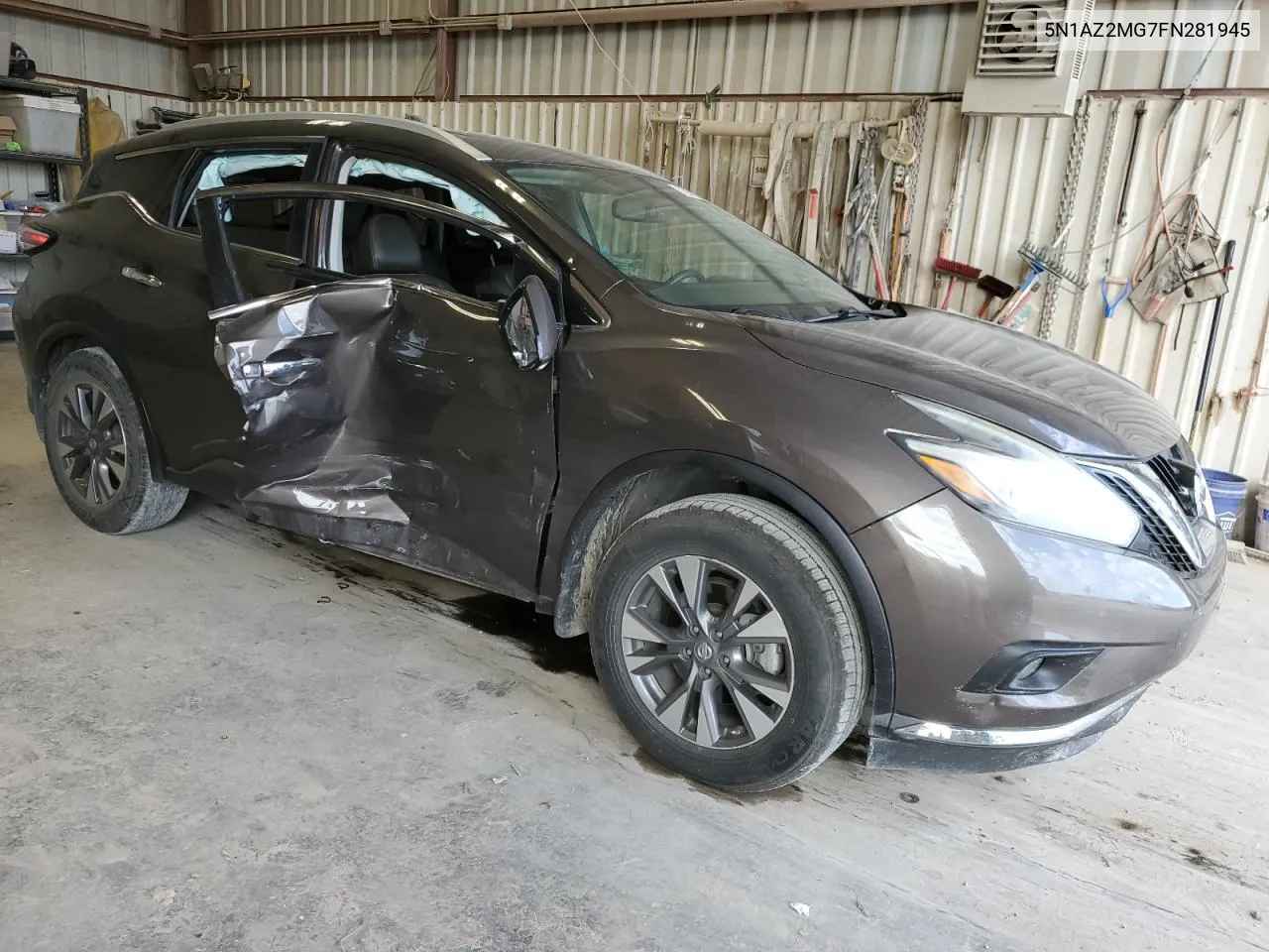 2015 Nissan Murano S VIN: 5N1AZ2MG7FN281945 Lot: 72141384