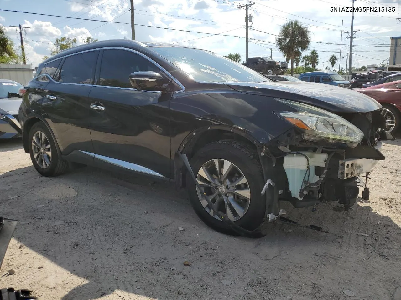 2015 Nissan Murano S VIN: 5N1AZ2MG5FN215135 Lot: 72461304