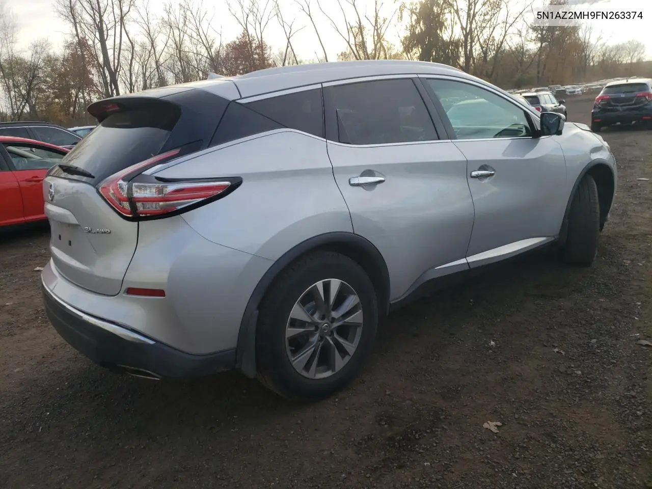 5N1AZ2MH9FN263374 2015 Nissan Murano S