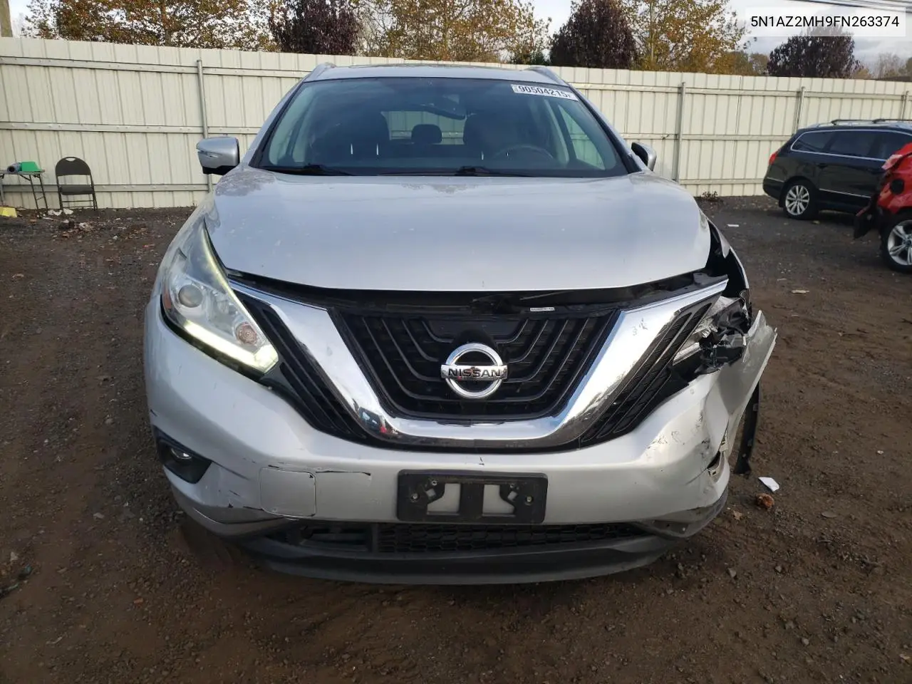 5N1AZ2MH9FN263374 2015 Nissan Murano S