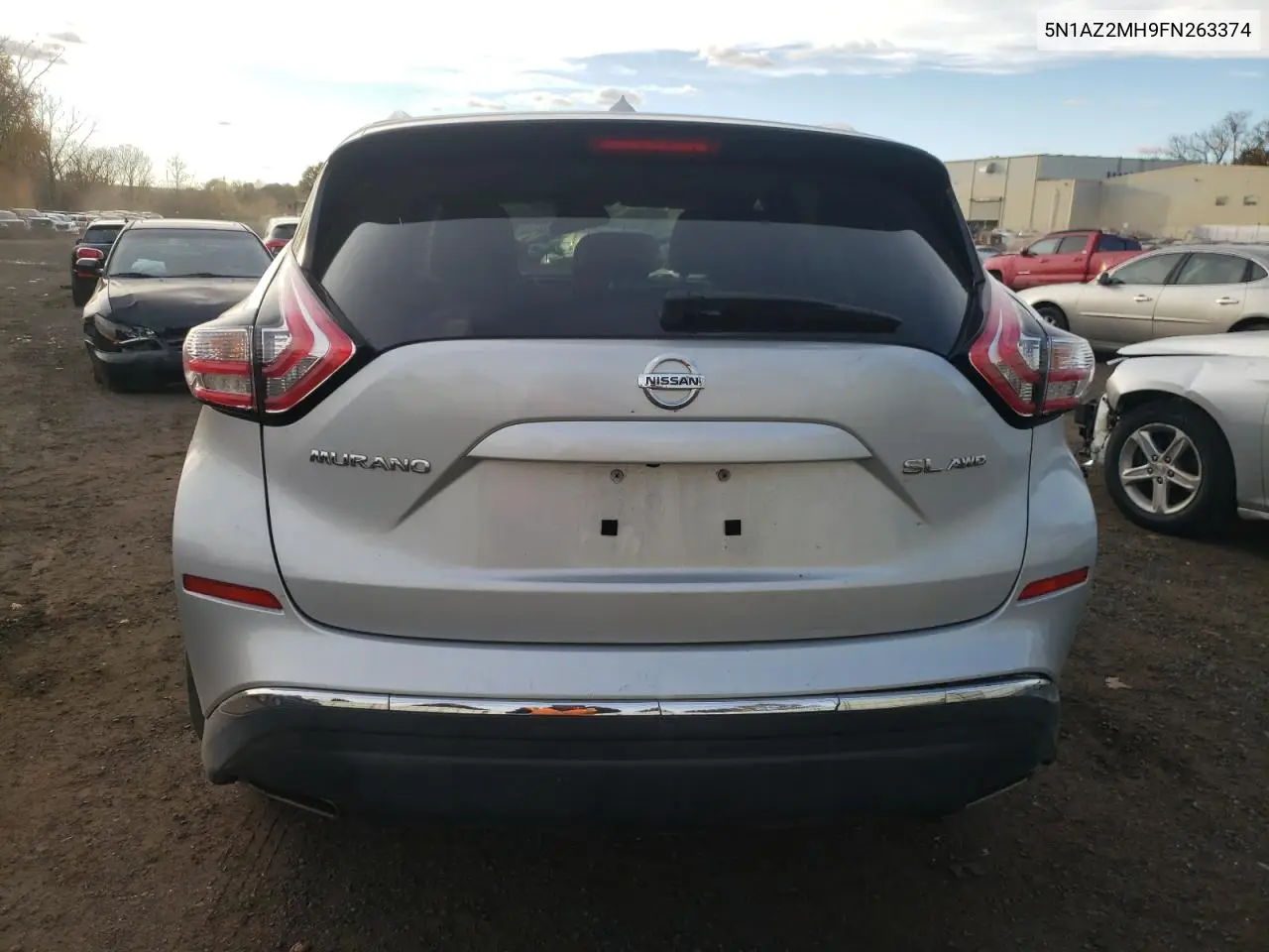 5N1AZ2MH9FN263374 2015 Nissan Murano S