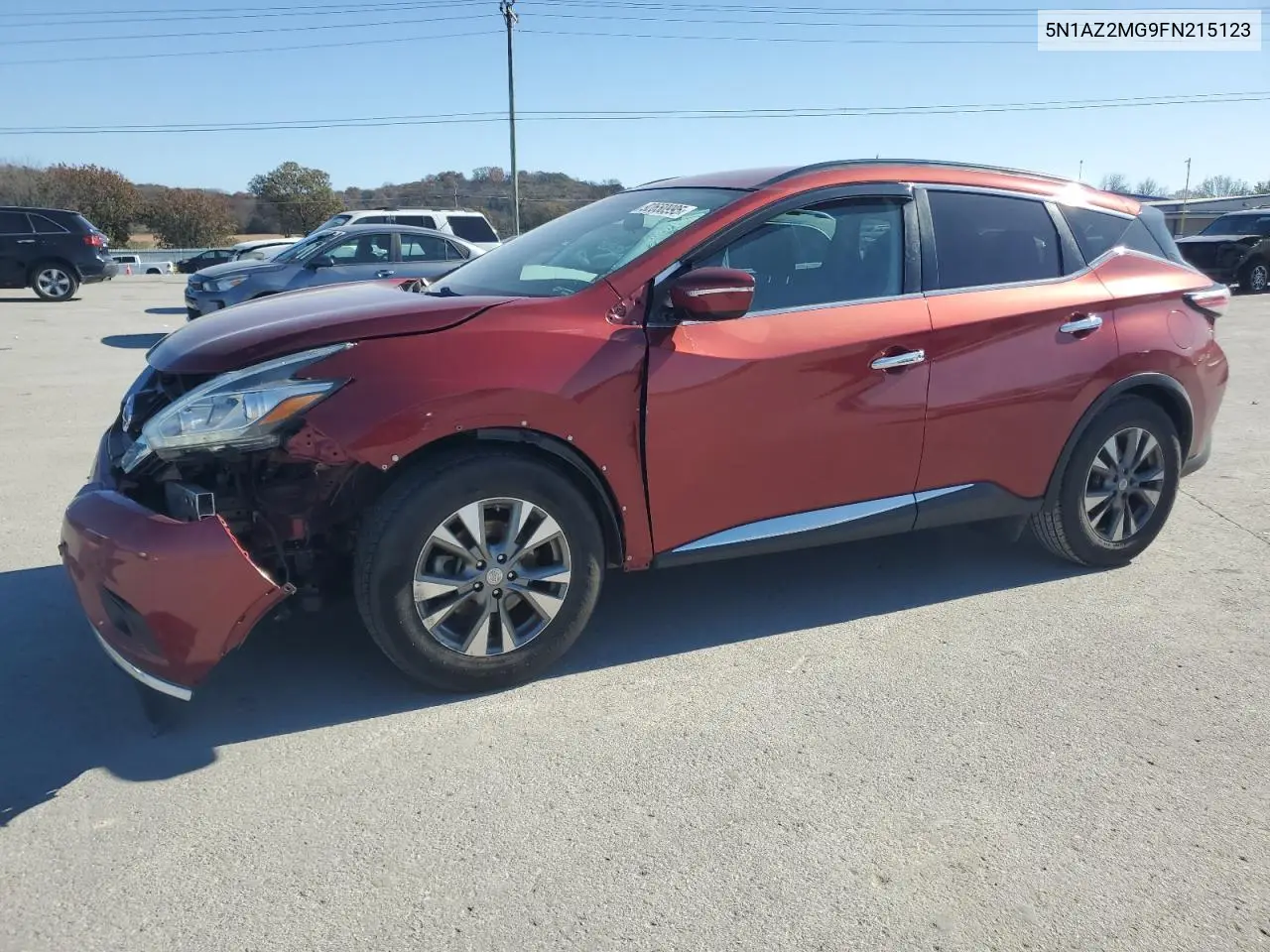 5N1AZ2MG9FN215123 2015 Nissan Murano S