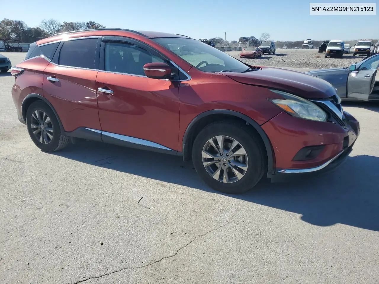 5N1AZ2MG9FN215123 2015 Nissan Murano S