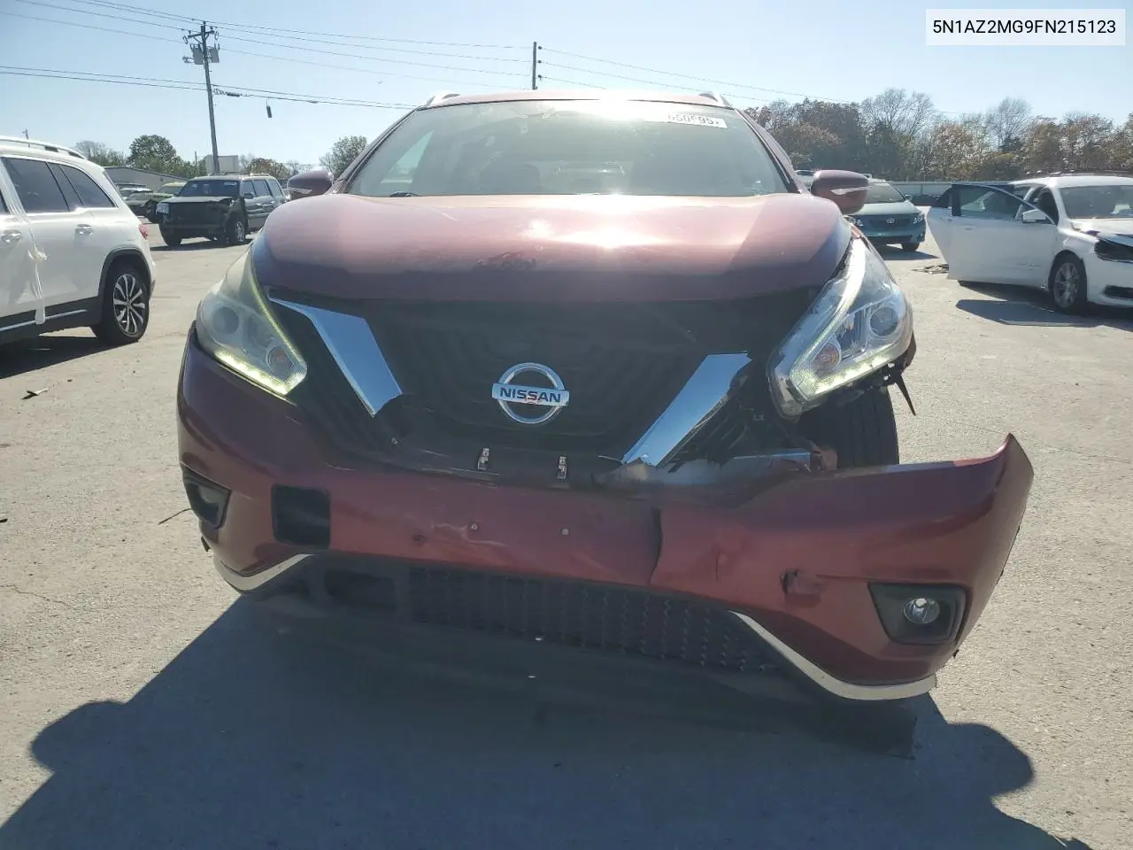 5N1AZ2MG9FN215123 2015 Nissan Murano S