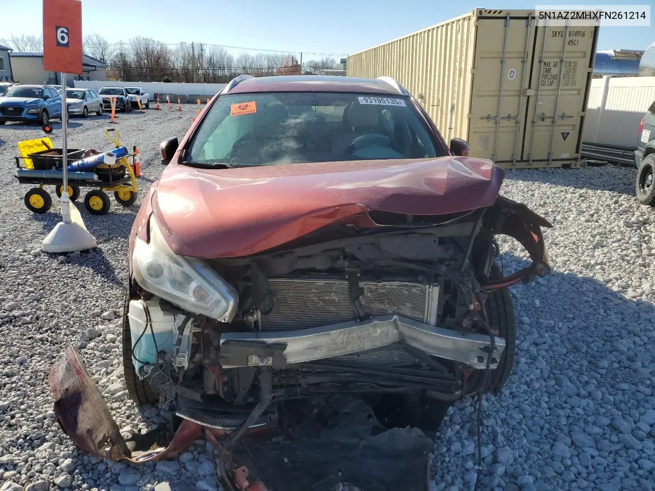 5N1AZ2MHXFN261214 2015 Nissan Murano S