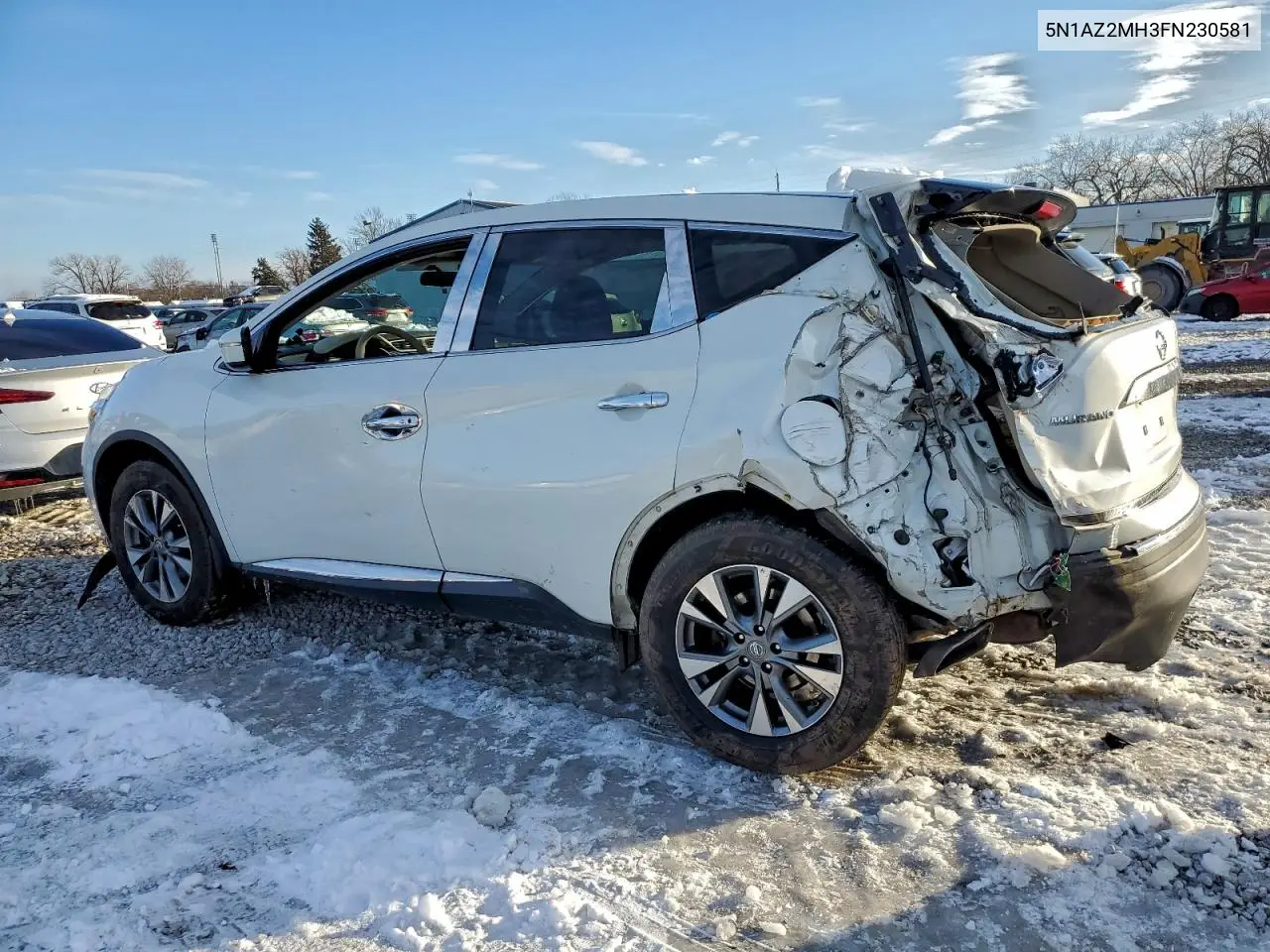5N1AZ2MH3FN230581 2015 Nissan Murano S