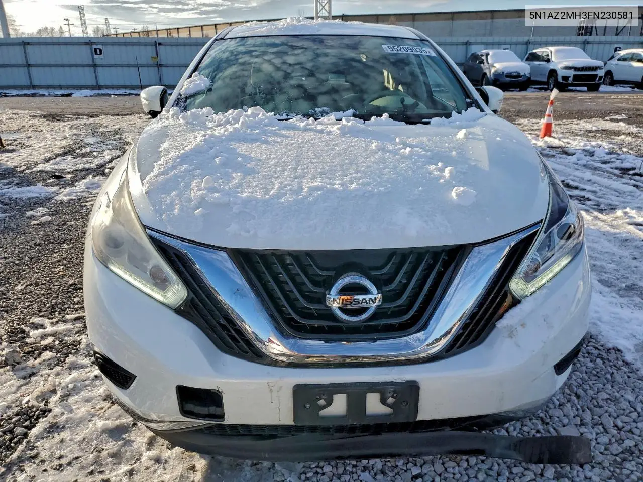 5N1AZ2MH3FN230581 2015 Nissan Murano S