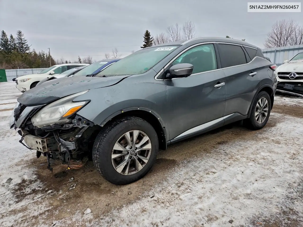 5N1AZ2MH9FN260457 2015 Nissan Murano S