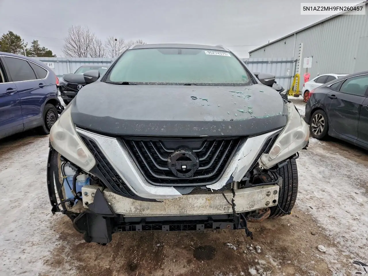5N1AZ2MH9FN260457 2015 Nissan Murano S